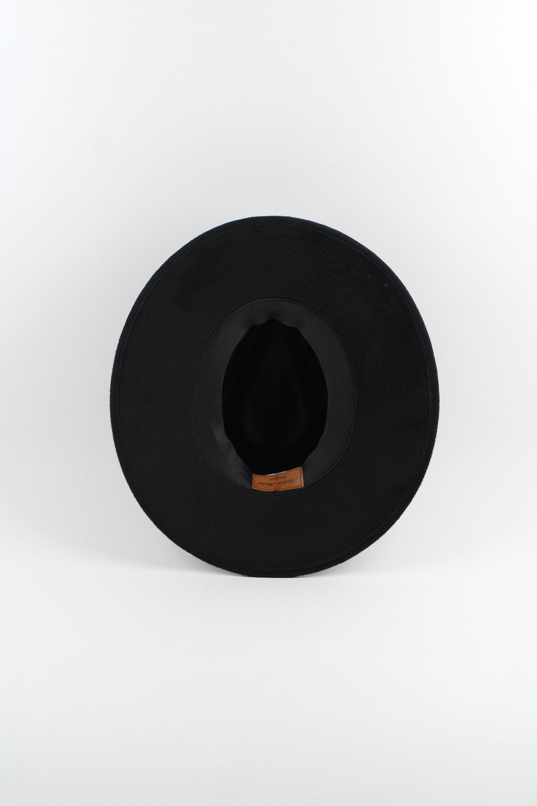 Vegan Suede Rancher Hat - Black