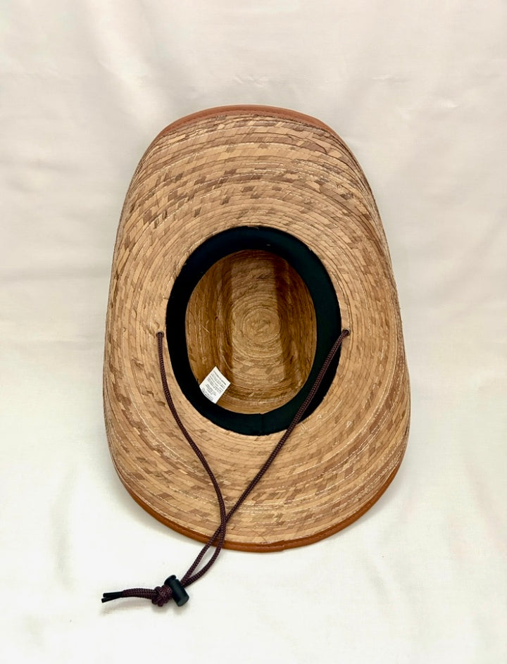 Red Rock Palm Leaf Mesa Cowboy Hat - Saddle Brown