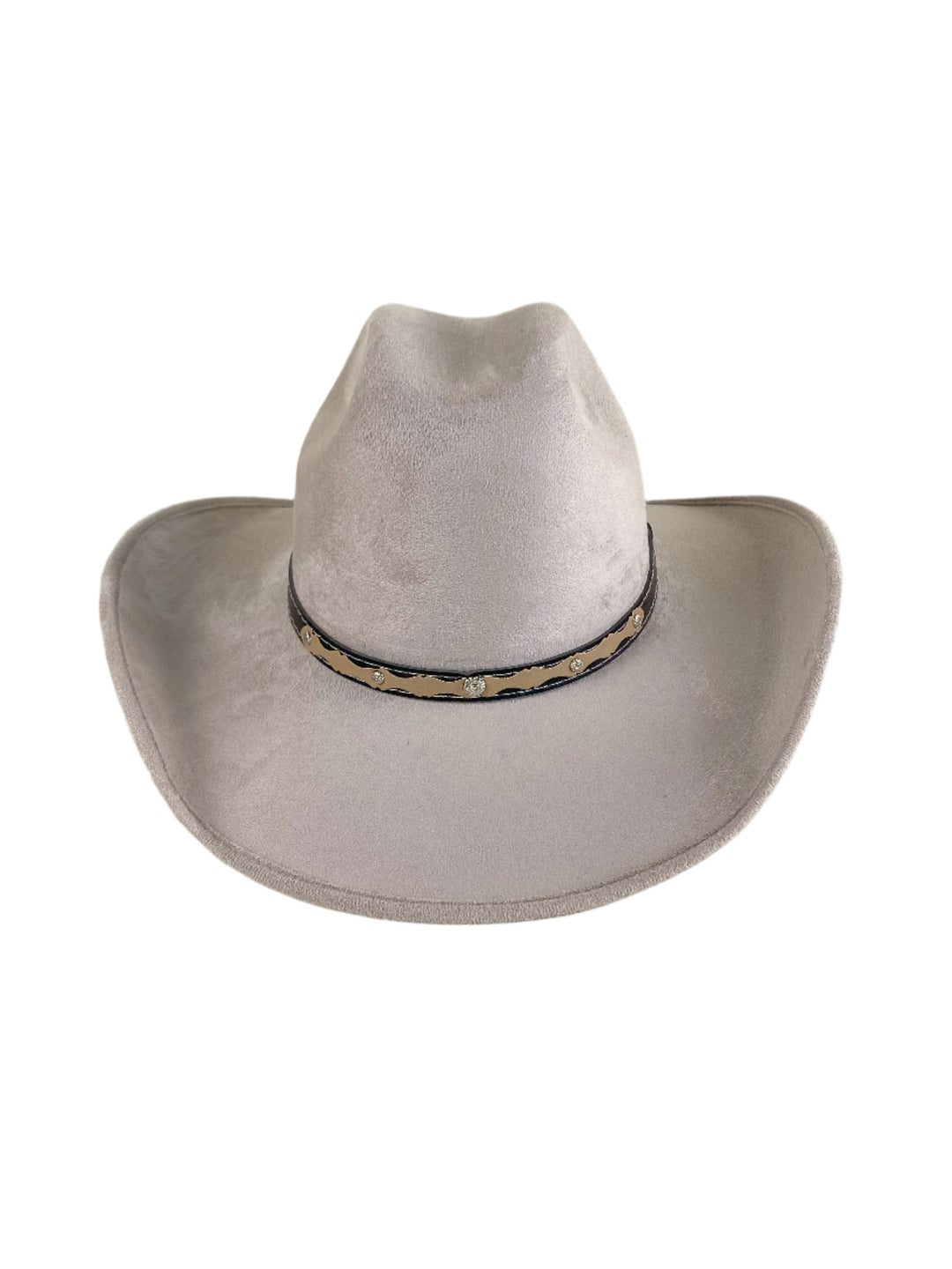 Austin Vegan Suede Cowboy Hat- Light Sand