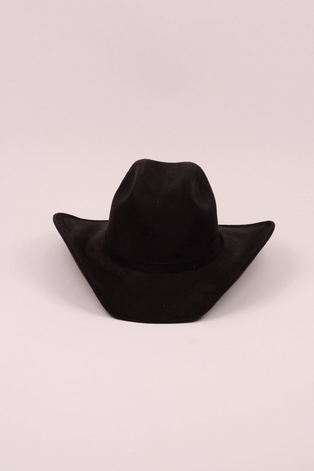 Austin Vegan Suede Cowboy Hat Classic - Black