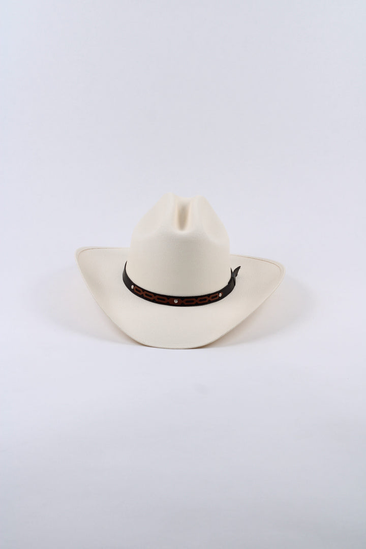 Bronco Structured Cowboy Hat - Ivory