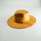 PREORDER Vegan Suede Rancher Hat - Mustard