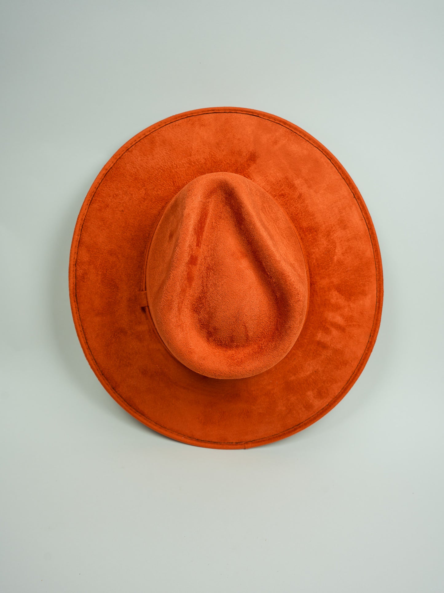 PREORDER Vegan Suede Rancher Hat - Orange