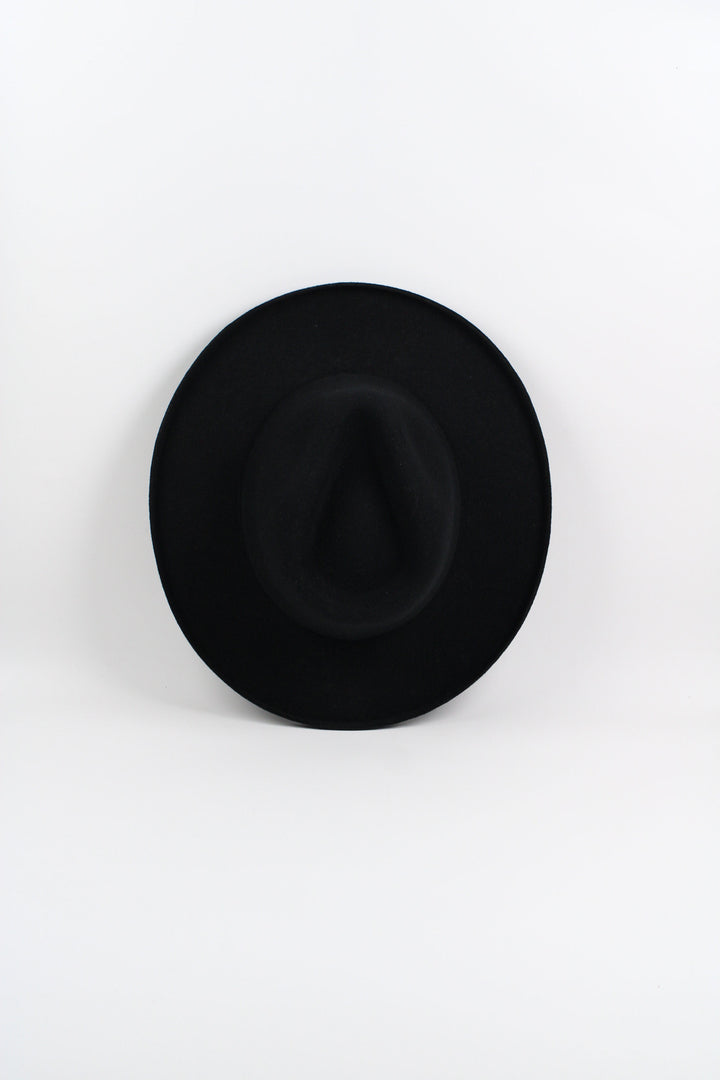 Risen West - Tucson Pencil Brim Rancher - Wool Felt - Black