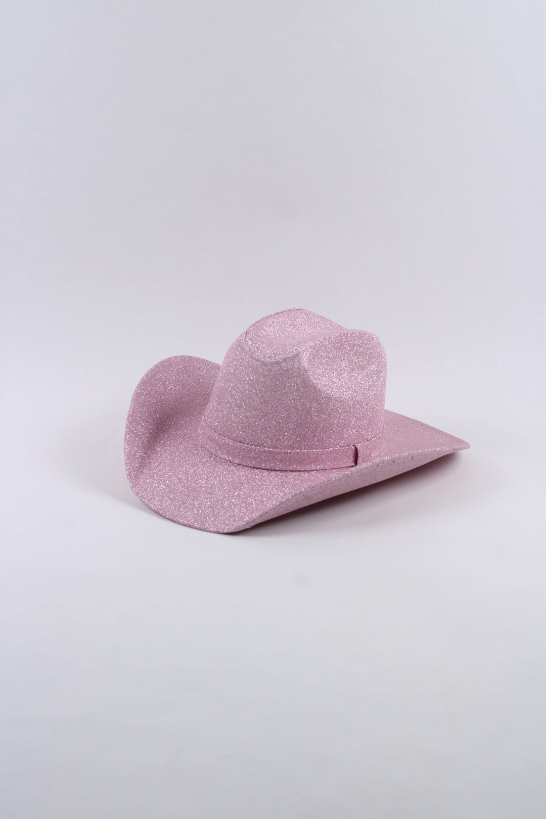Imperfect Western Cowboy Glitter Hat- Light Pink