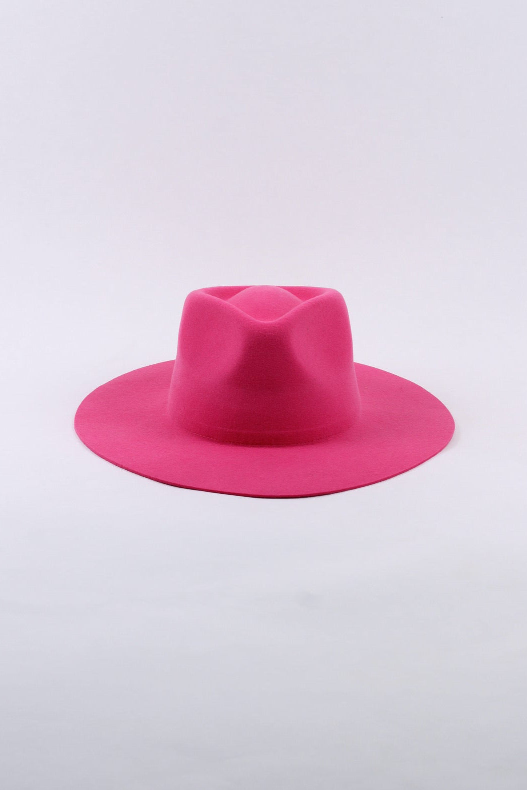 The Paige Rancher - Wool Felt - Pink (Clearance Final Sale)