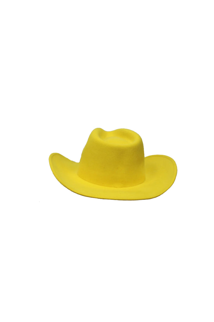 The Laredo Western Wool Felt Hat - Yellow