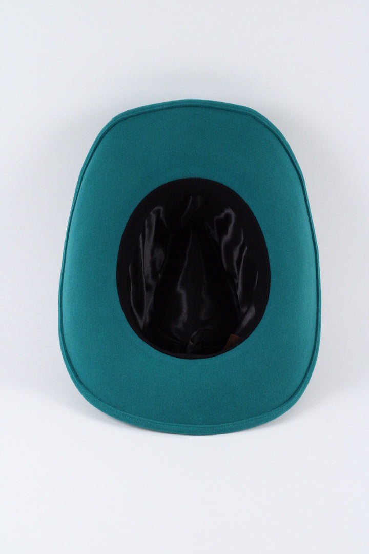 Laredo Western Wool Felt Hat - Turquoise (Clearance Final Sale)