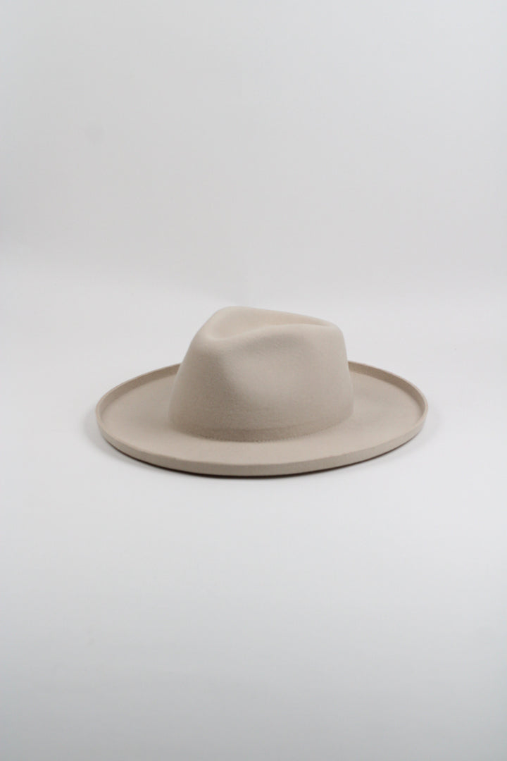 The Tucson Pencil Brim Rancher - Wool Felt - Ivory