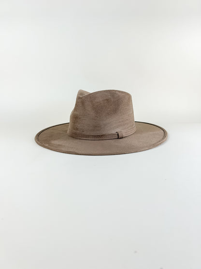 Vegan Suede Teardrop Hat - Dusty Roads