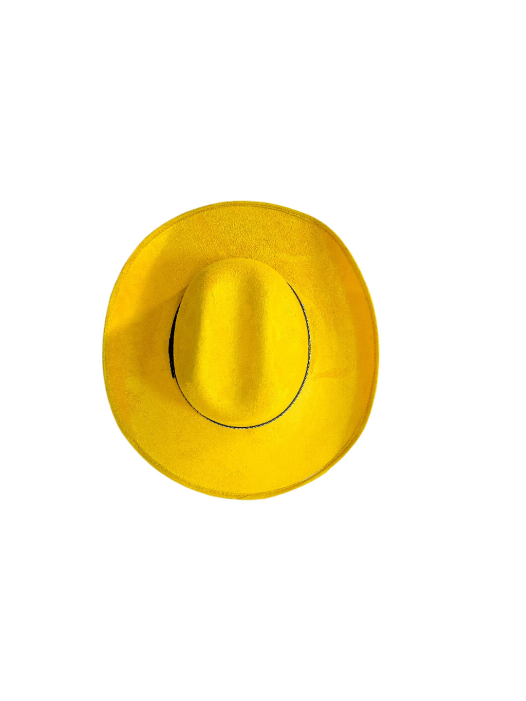 Austin Vegan Suede Cowboy Hat- Yellow