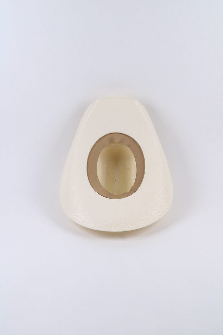 Odessa Bull Rider Straw Cowboy Hat - Ivory