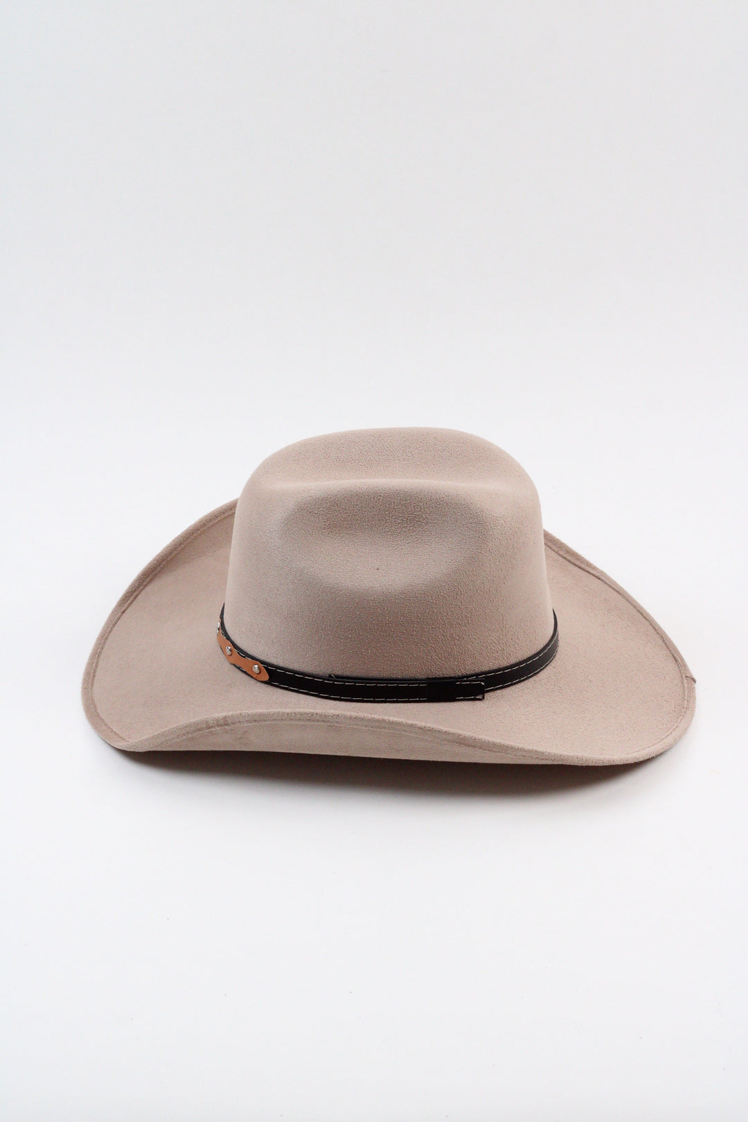 Austin Vegan Suede Cowboy Hat- Sand