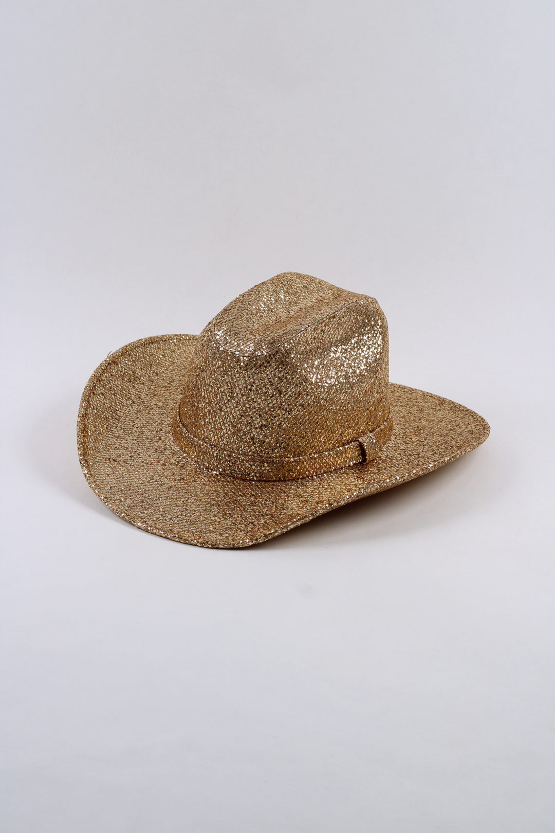 Western Cowboy Glitter Hat- Gold