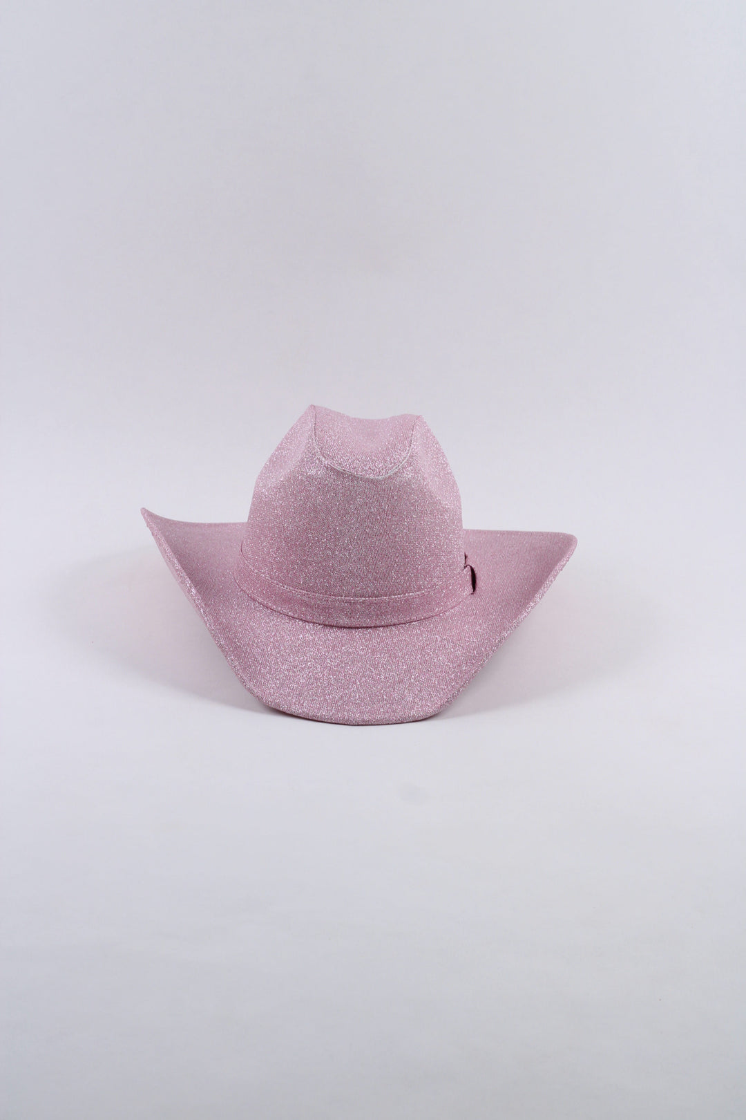 Imperfect Western Cowboy Glitter Hat- Light Pink