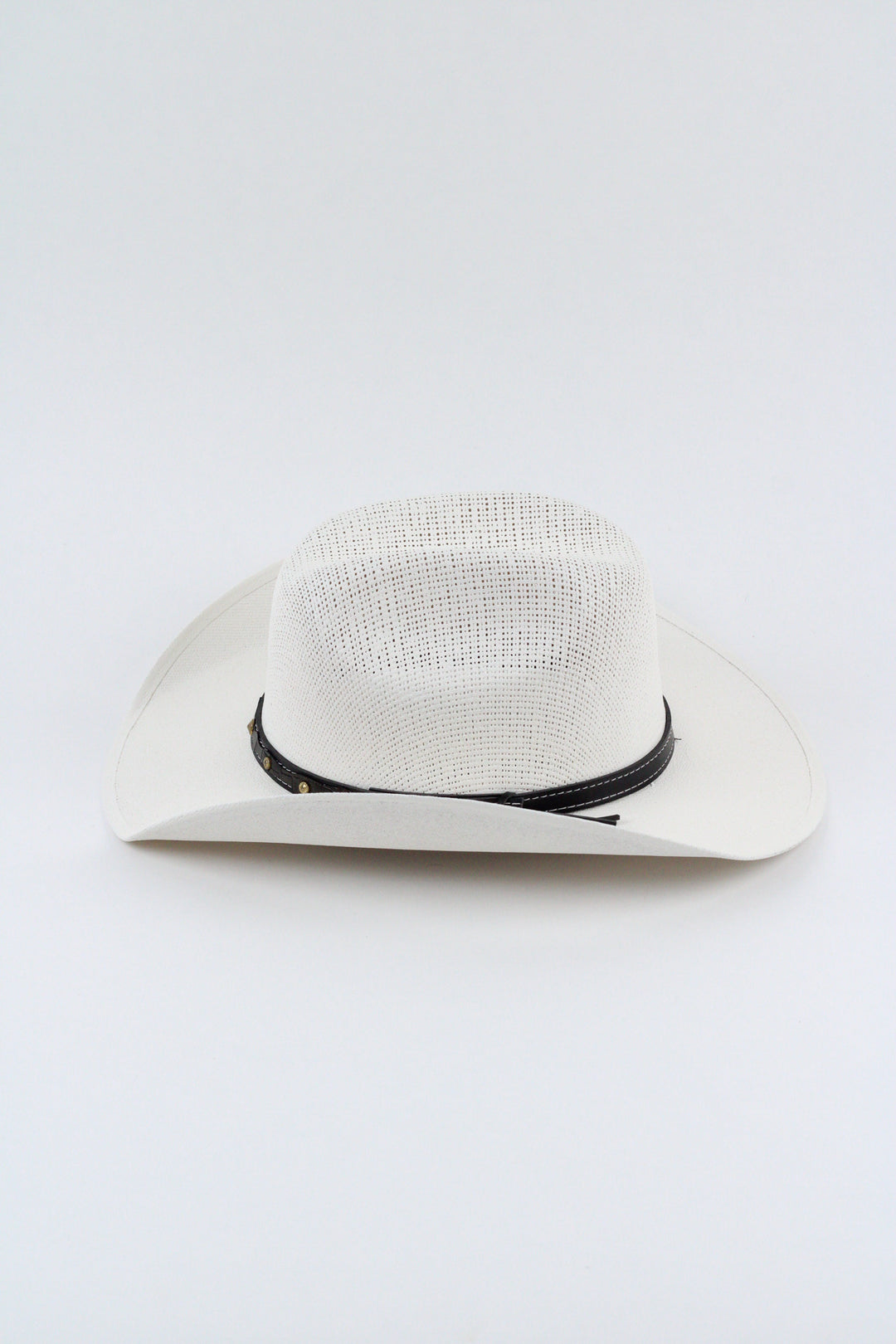 Kids Bullrider Mesh Top Structured Cowboy Hat - Ivory