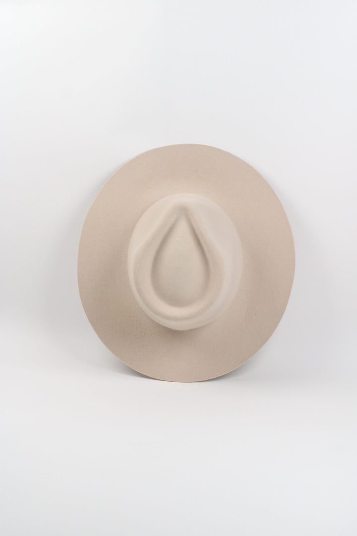 The Paige Rancher - Wool Felt - Ivory