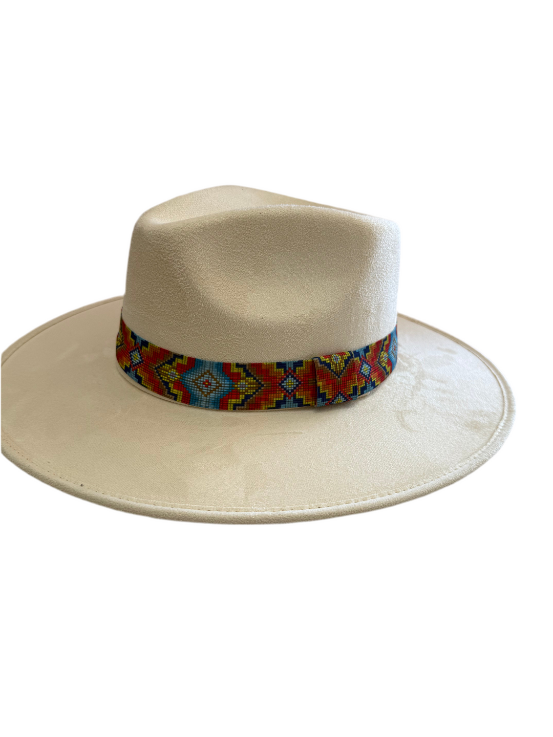 Boho Stretch Hat Band - Sunset Turquoise