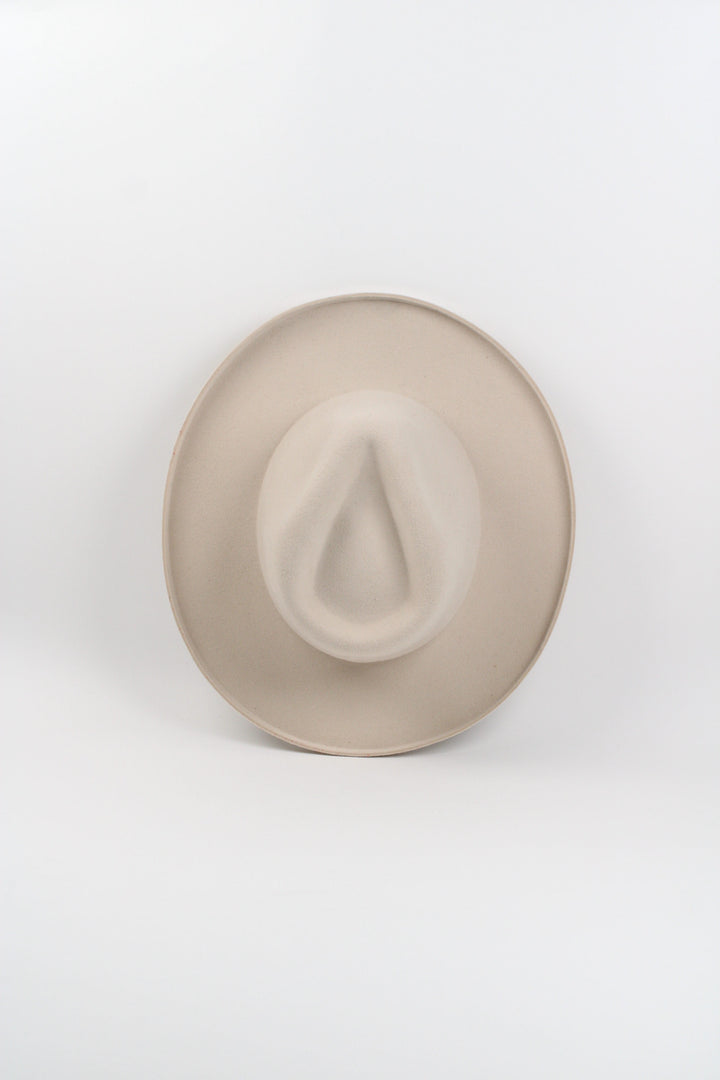 The Tucson Pencil Brim Rancher - Wool Felt - Ivory