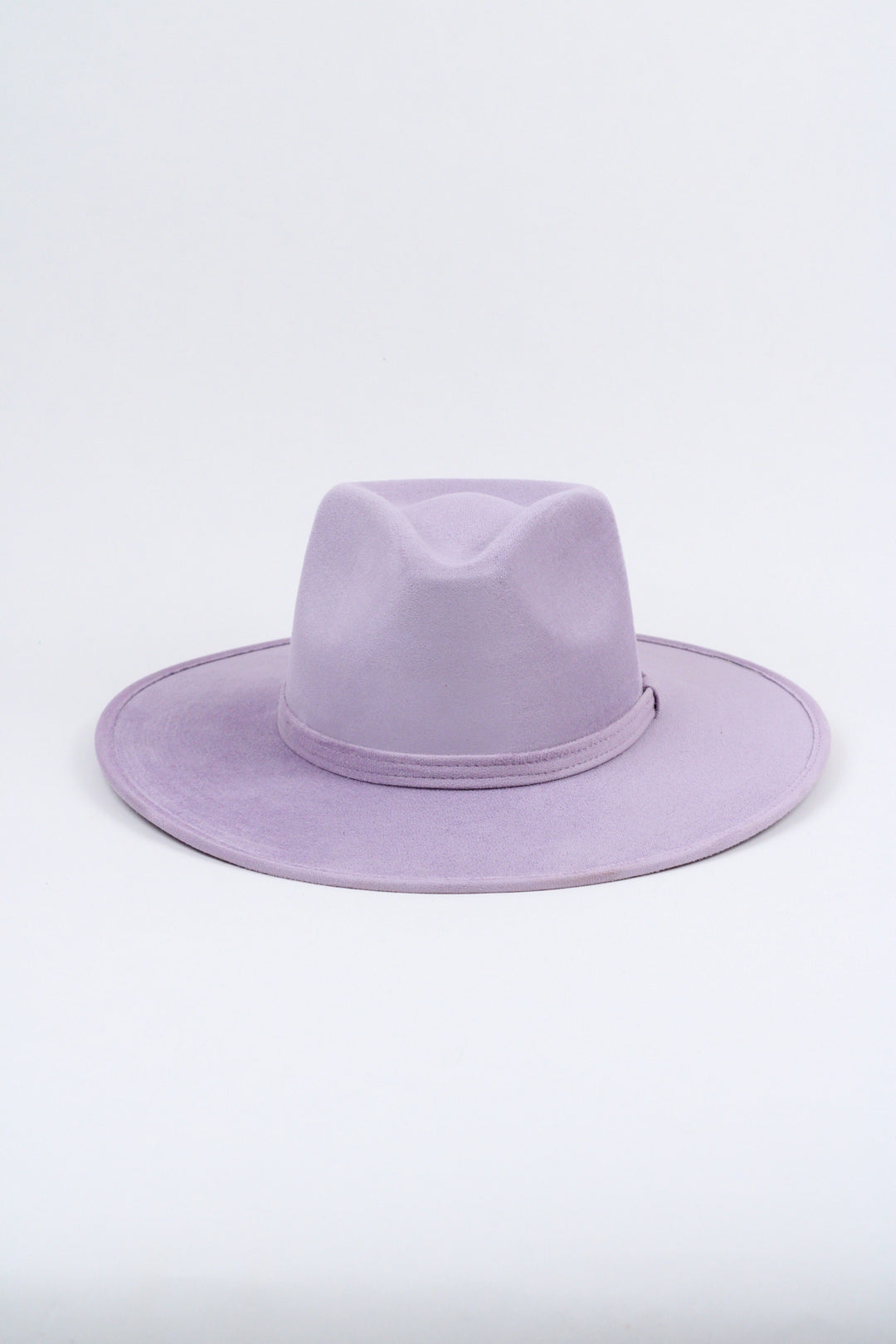 Vegan Suede Rancher Hat - Lavender