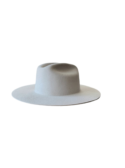 The Quinn Cattlemen Wool Felt Hat - Ivory