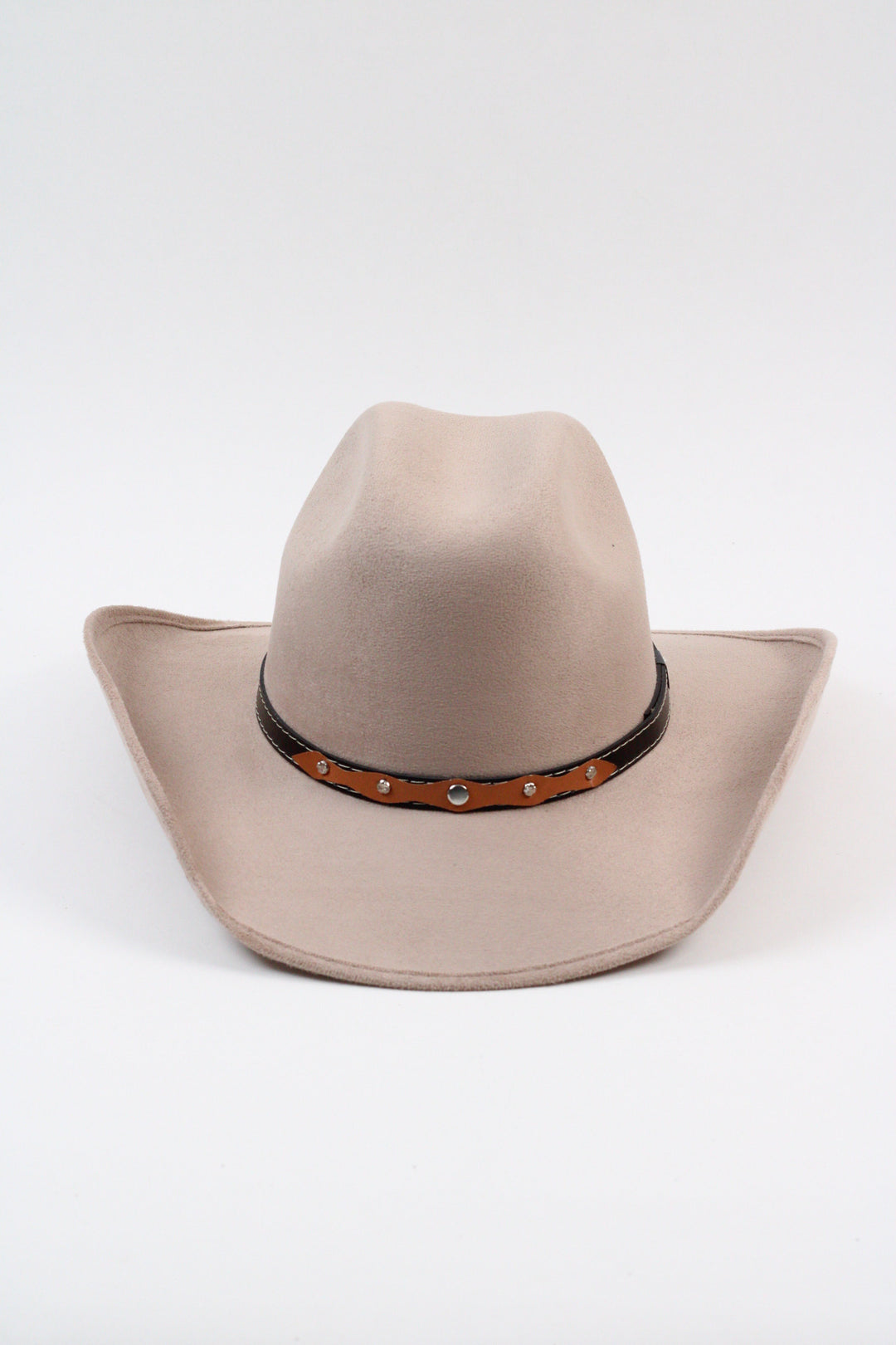 Austin Vegan Suede Cowboy Hat- Sand