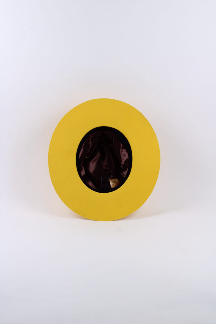 The Paige Rancher - Wool Felt - Yellow (Clearance Final Sale)