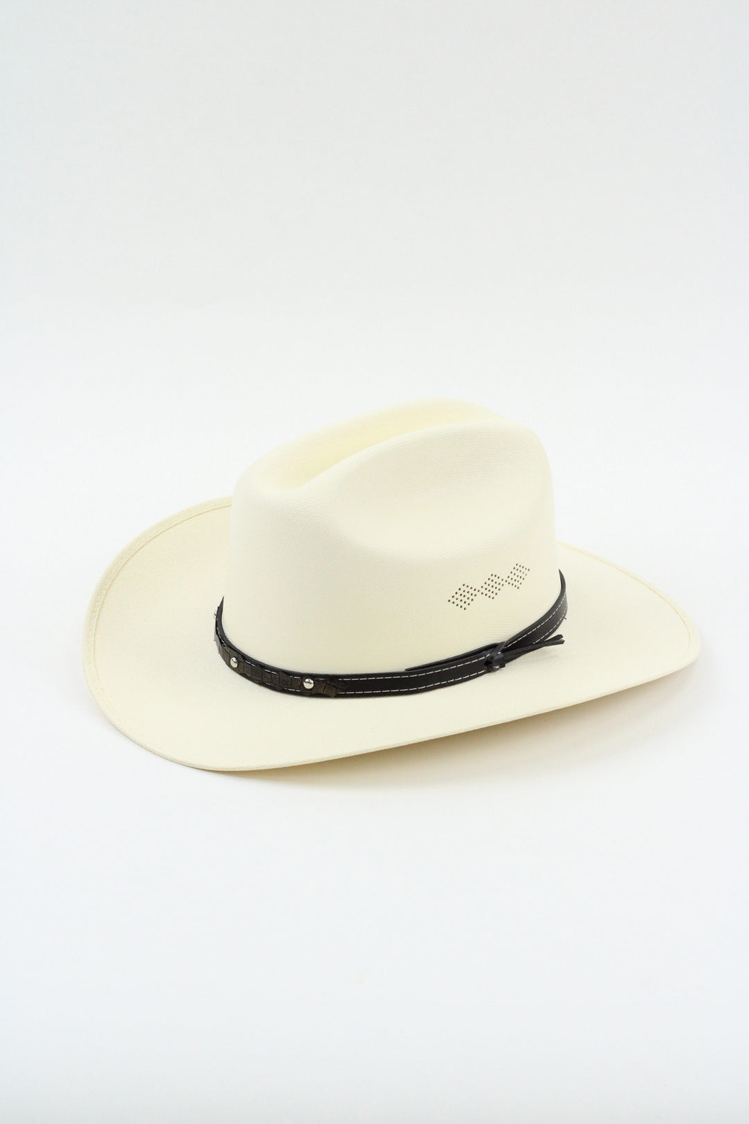 Kids Bronco Structured Cowboy Hat - Ivory