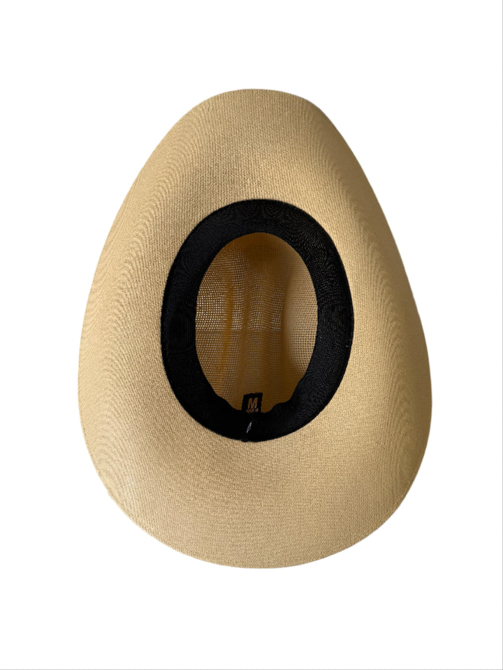 Luckenbach Mesh Top Structured Cowboy Hat - Natural