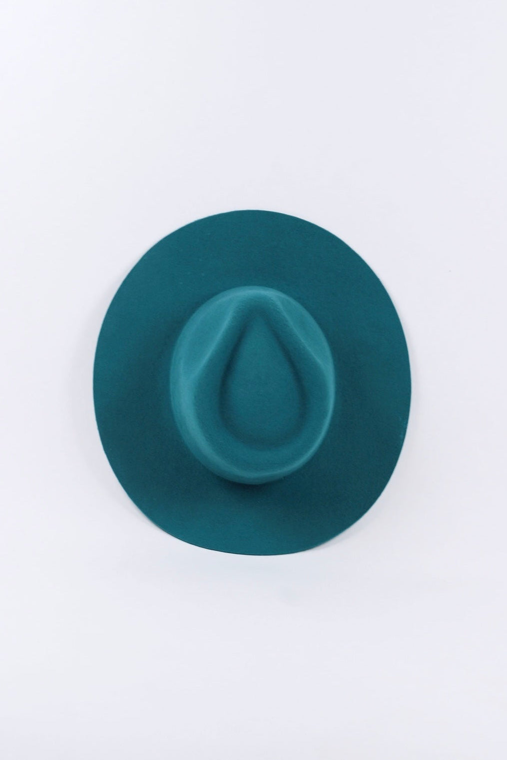 The Paige Rancher - Wool Felt - Turquoise (Clearance Final Sale)