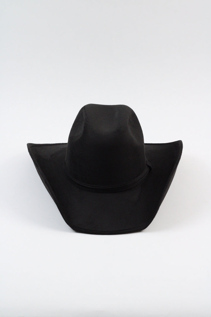 Austin Vegan Suede Cowboy Hat Classic - Black