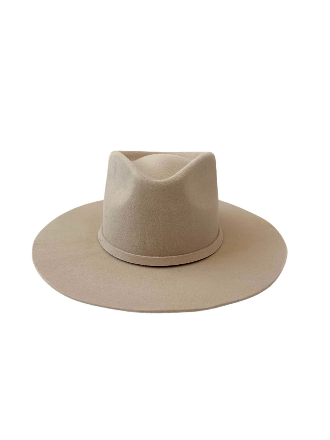 Emery Merino Wool Teardrop Rancher Hat - Desert Sand