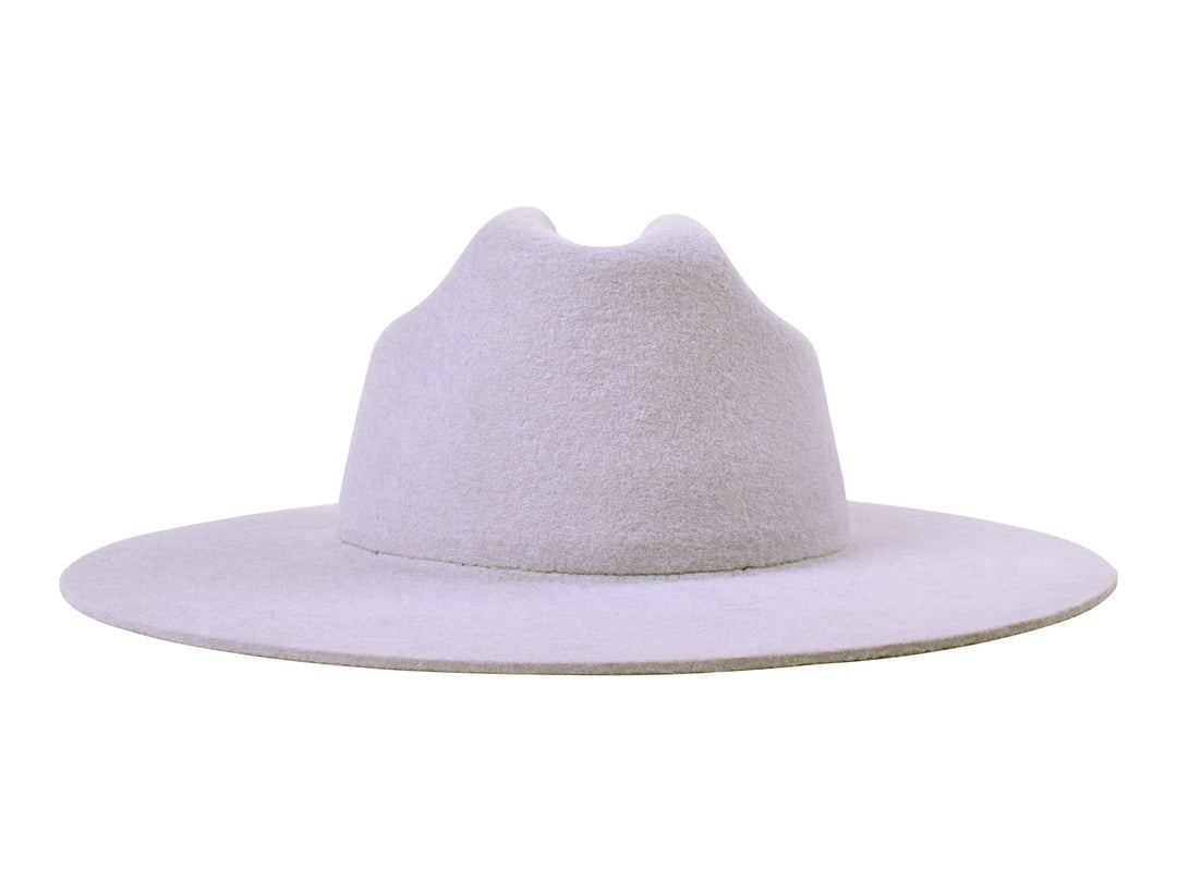 The Quinn Cattlemen Wool Felt Hat - Silver Belly