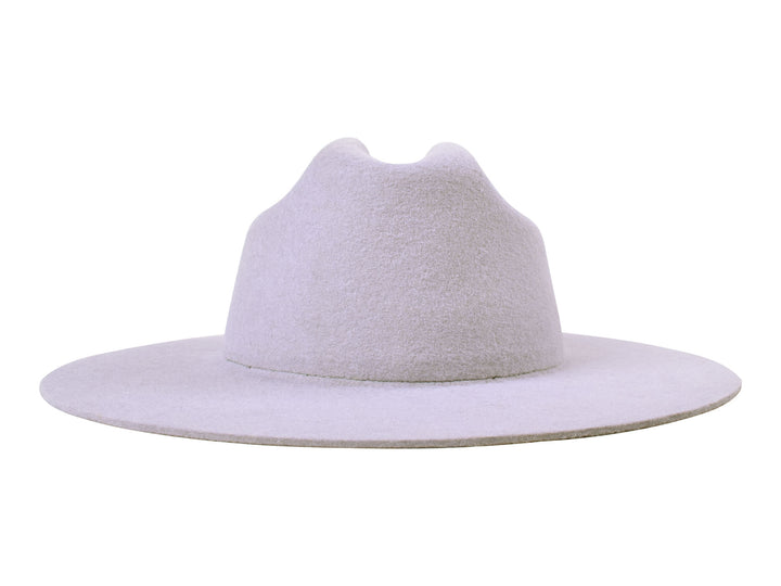 The Quinn Cattlemen Wool Felt Hat - Silver Belly