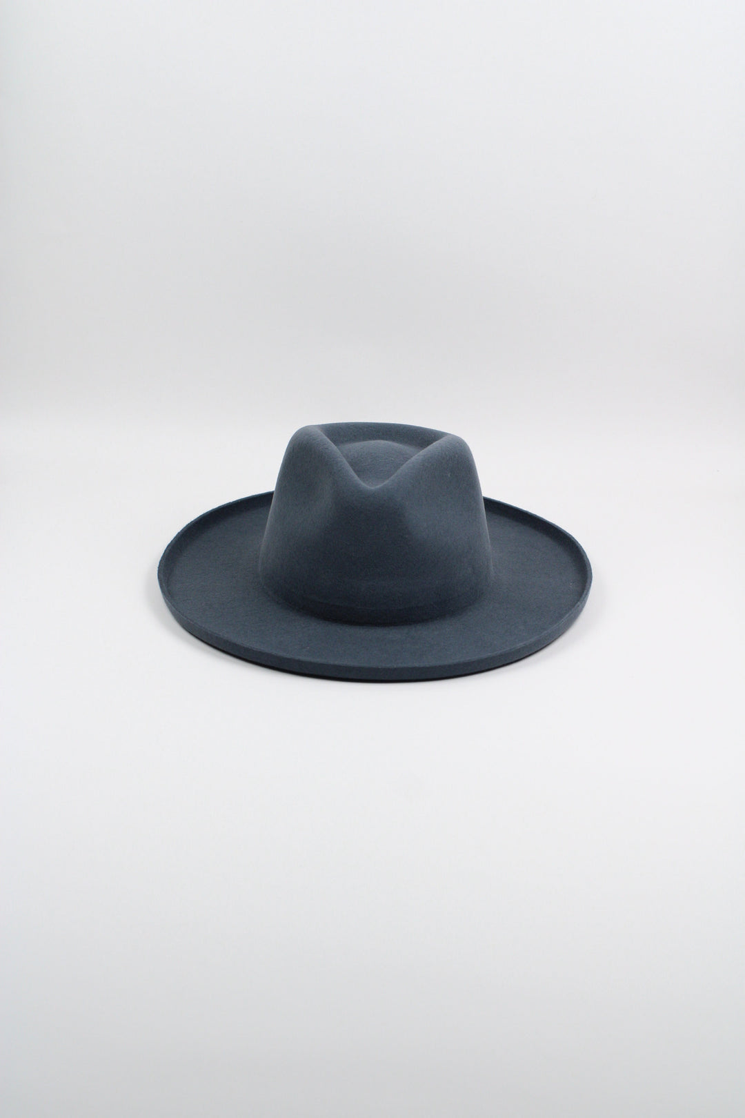 Risen West - Tucson Pencil Brim Rancher - Wool Felt - Stone Blue
