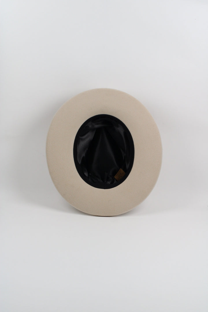 Risen West - Tucson Pencil Brim Rancher - Wool Felt - Cream