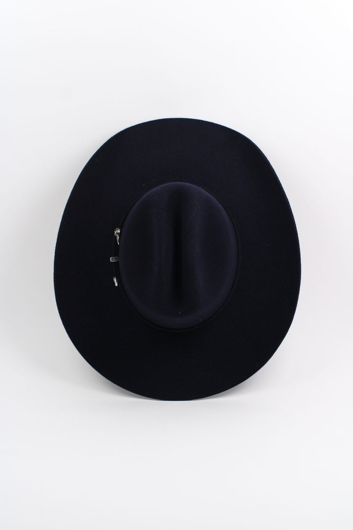 Risen West - Mustang Premium Wool Felt Hat - Navy