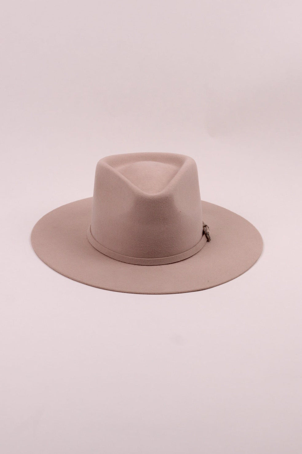 Emery Merino Wool Teardrop Rancher Hat - Desert Sand
