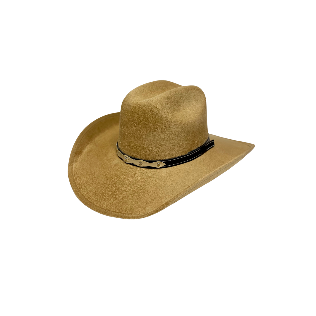 Austin Vegan Suede Cowboy Hat- Cappuccino – Wilder and Soul Wholesale
