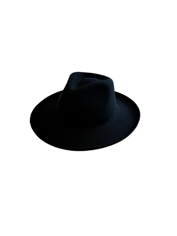 The Tucson Pencil Brim Rancher - Wool Felt - Black