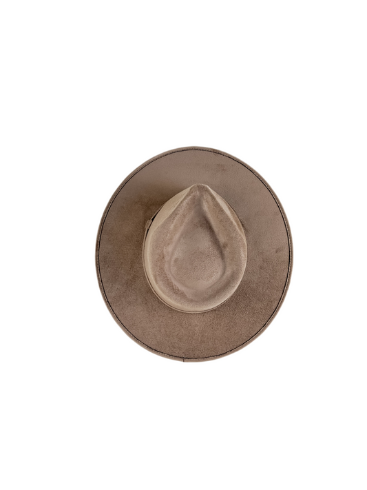 Vegan Suede Teardrop Hat - Dusty Roads