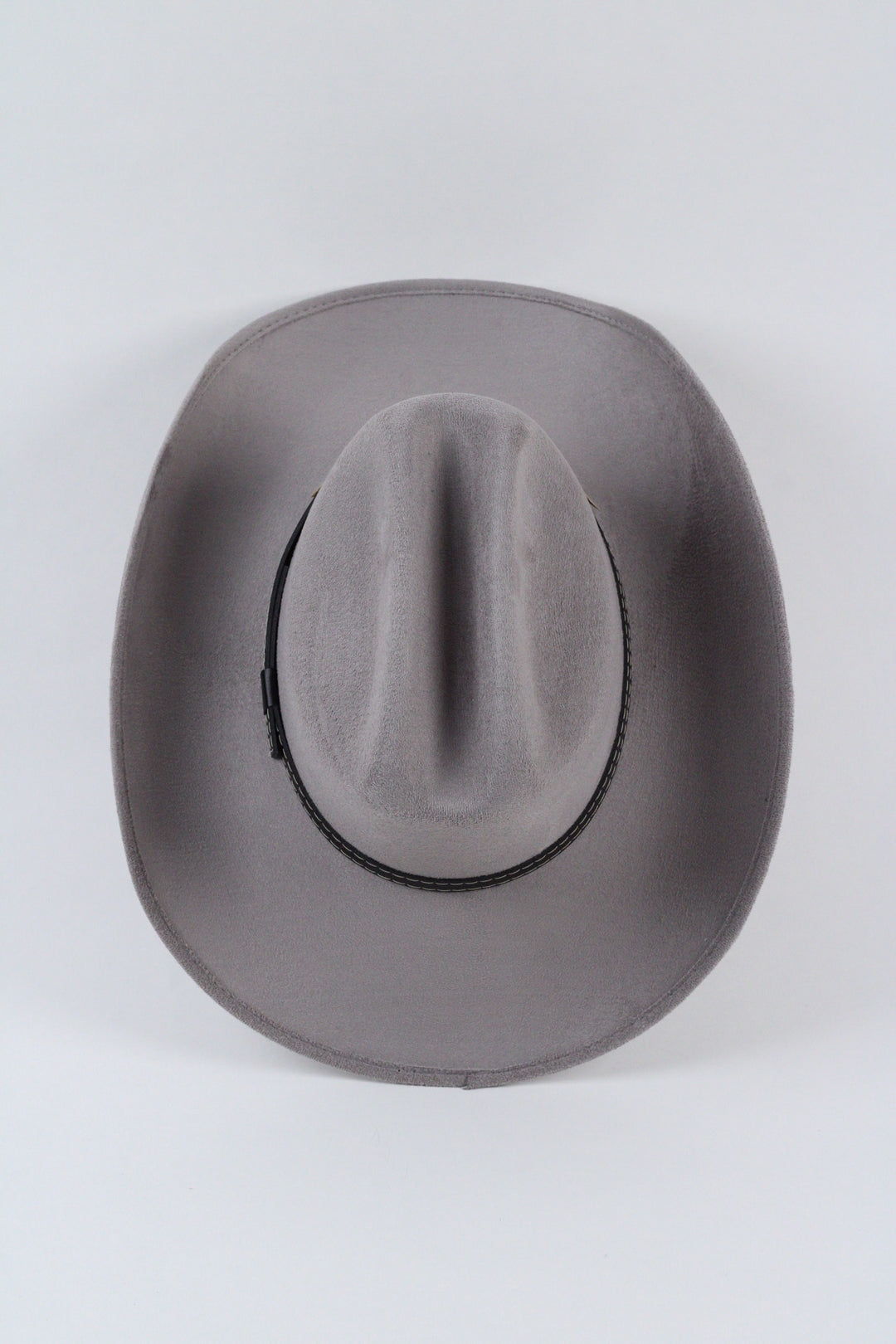 Texana Vegan Suede Cowboy Hat - Grey