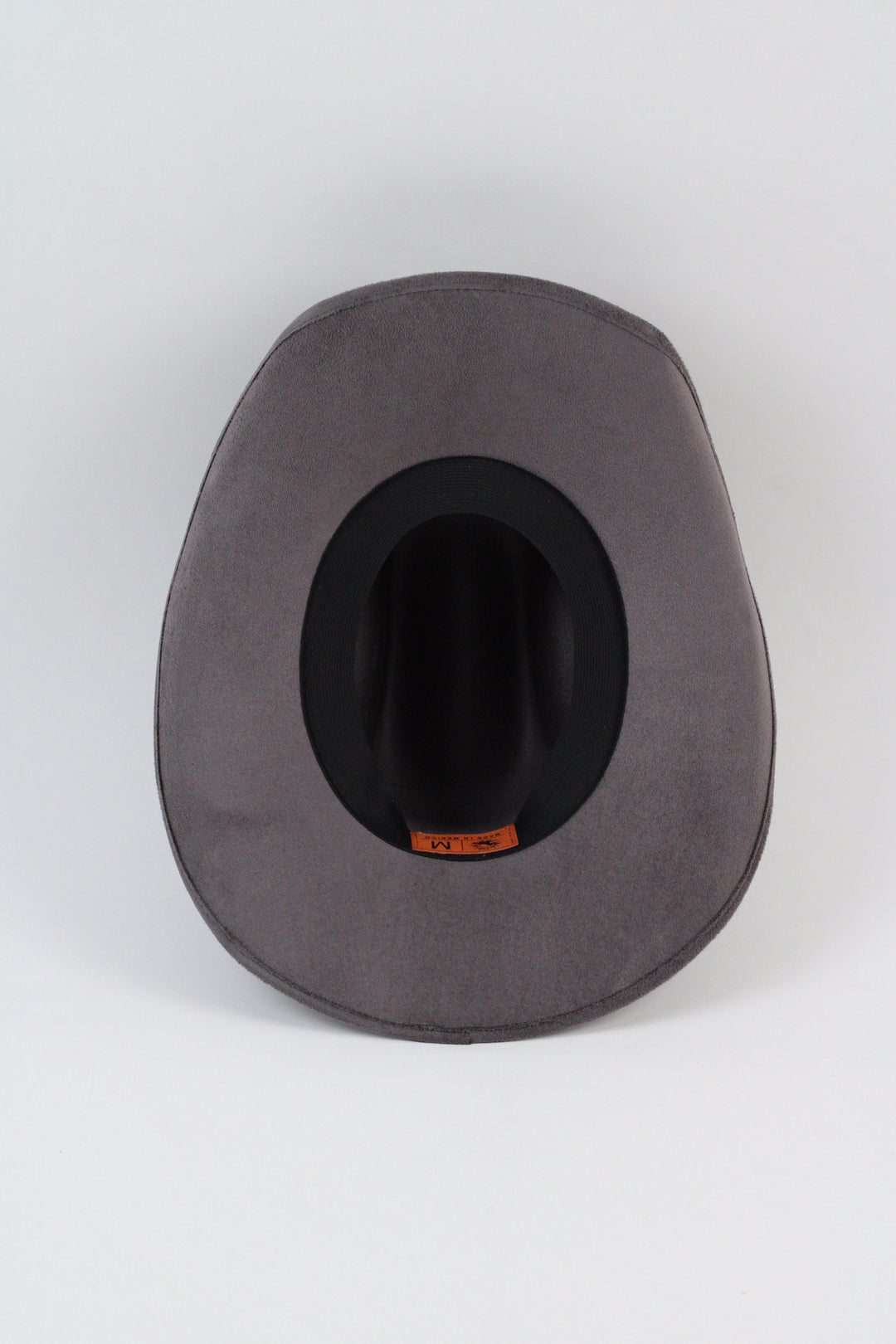 Austin Vegan Suede Cowboy Hat- Charcoal Grey