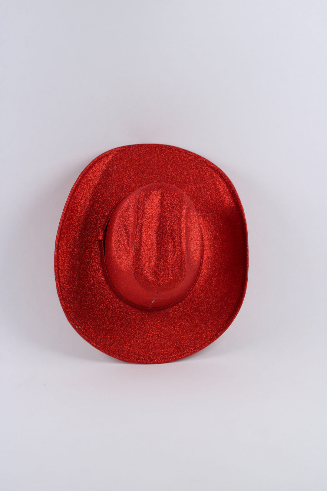 Western Cowboy Glitter Hat- Lipstick Red