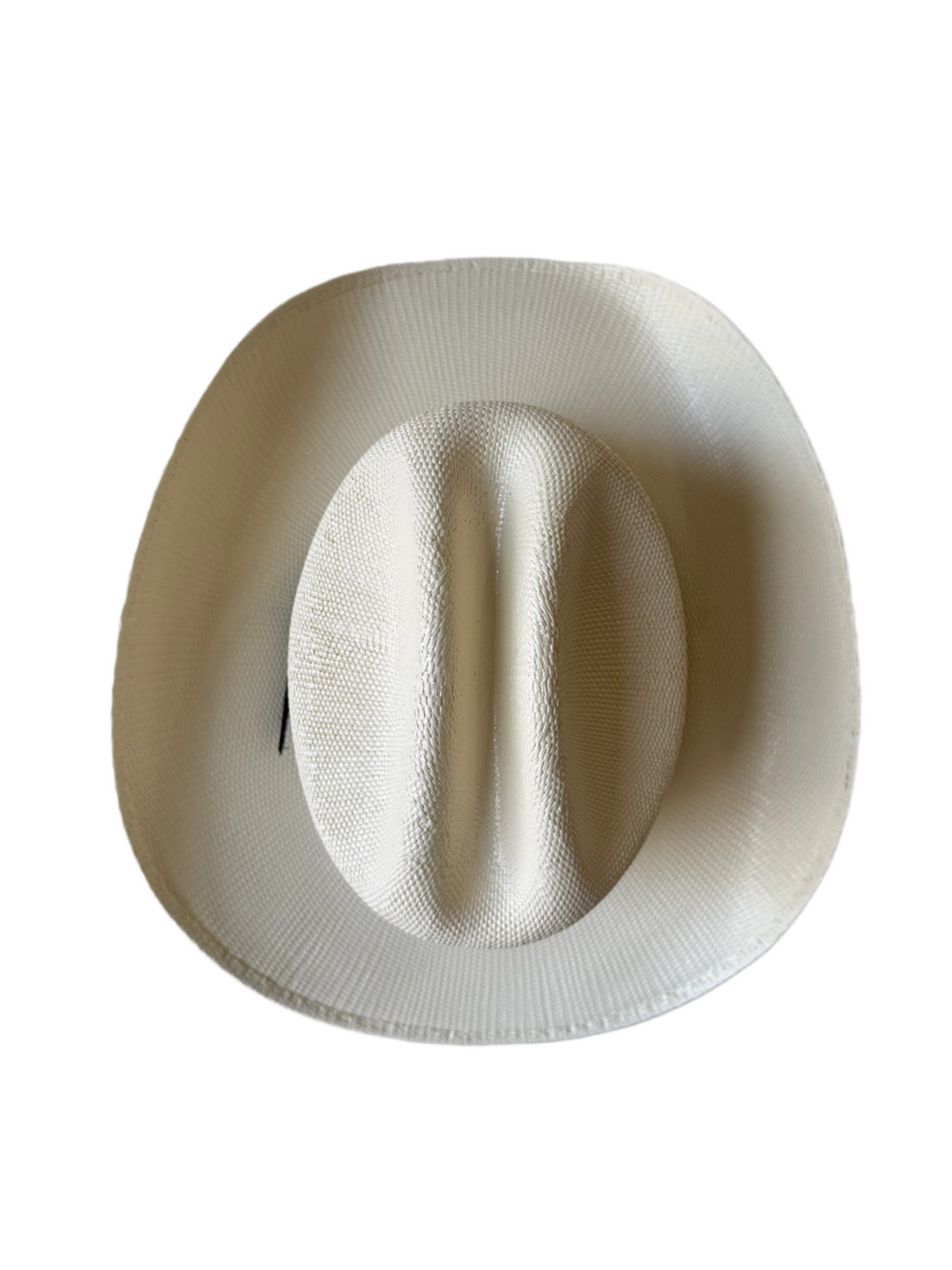 Odessa Bangora Cowboy Straw Hat - Ivory