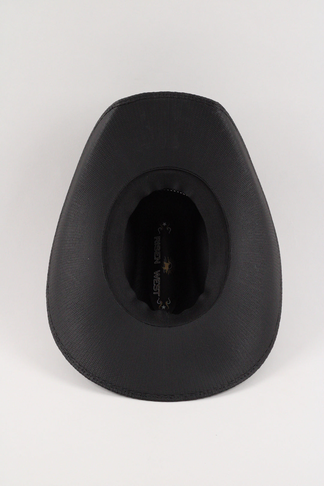 Odessa Bull Rider Straw Cowboy Hat - Black
