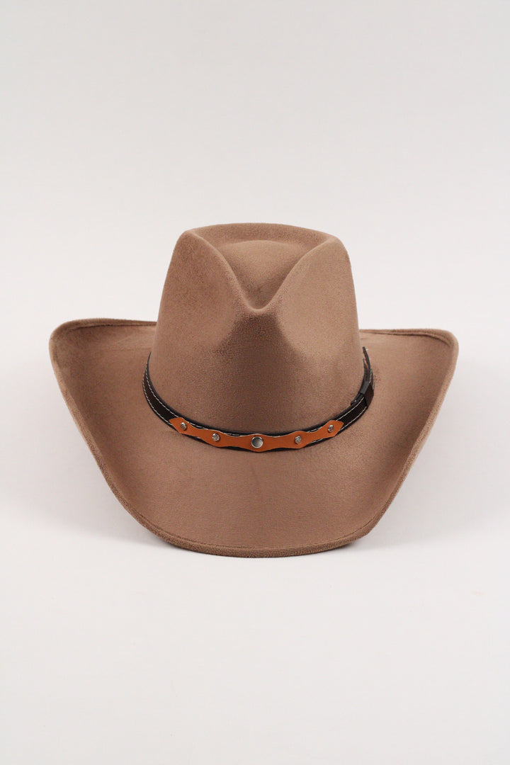 Santa Fe Vegan Suede Cowboy Rancher Hat- Dusty Roads