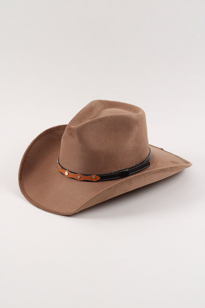 Santa Fe Vegan Suede Cowboy Rancher Hat- Dusty Roads