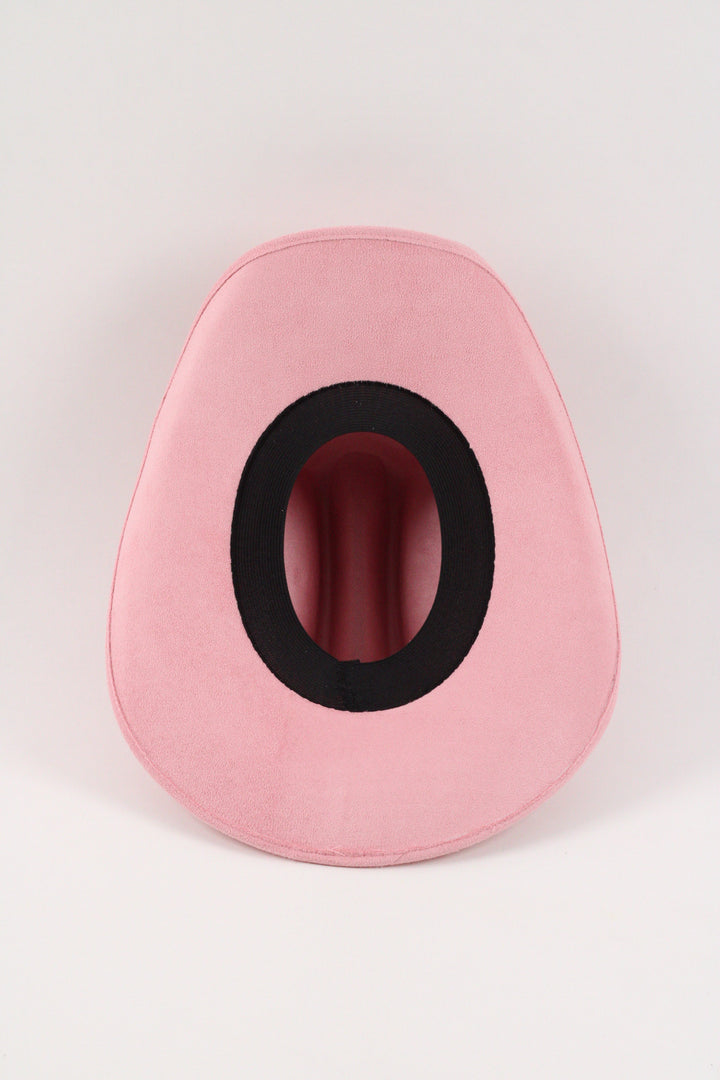 Kids Texana Vegan Suede Cowboy Hat - Blush Pink