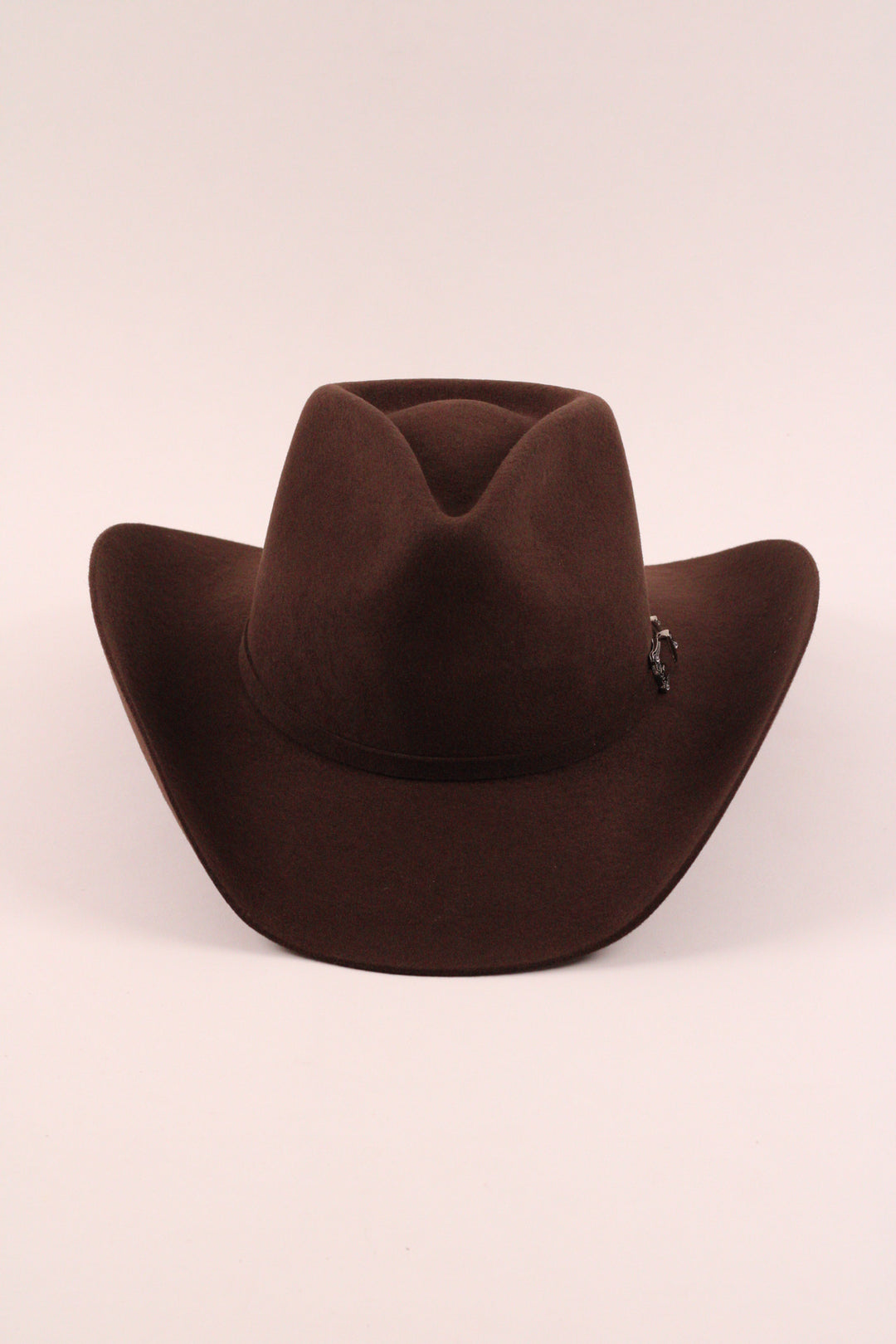 Lainey Merino Wool Western Hat - Chocolate